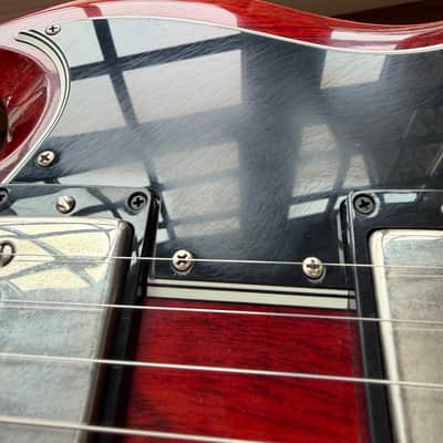 2026 Gibson Custom Shop Les Paul SG ‘61 Reissue VOS Stop Tail - Cherry Red image 12