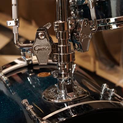 Gretsch 12/16/20/6.5x14" New Classic Drum Set - Colbalt Sparkle Fade image 5