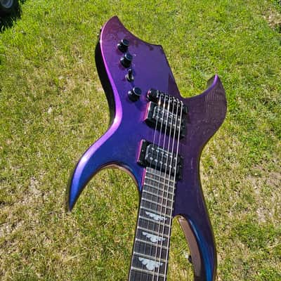 B.C. Rich Rich B Legacy Exotic with DiMarzio D Activators – Ultraviolet Color Shifting Paint (Brand New!) image 3