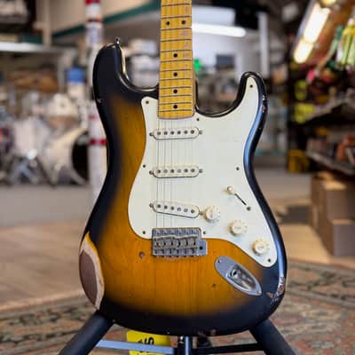 Nash S-57 2 Tone Sunburst, Ash Body, Heavy Relic W/ Free Shipping & Hard Case image 1