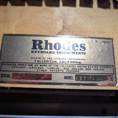 Fender Rhodes 1970s - Black image 16