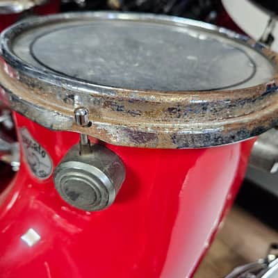 Drum Kit Staccato 1970s Thunderhorn, Red Gloss USED! RKSTK010426 image 4