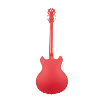 2017 D'Angelico Deluxe DC Semi-Hollow Electric Guitar w/Stairstep Tailpiece, W170XXXX image 3