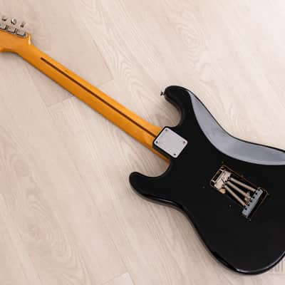 1983 Fender '57 Stratocaster JV ST57-85 Black w/ USA Fullerton Pickups, Japan MIJ Fujigen image 12
