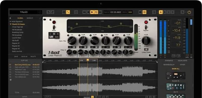 T-RackS  LINEAR PHASE EQ (Download)<br>Linear Phase Equalizer image 1