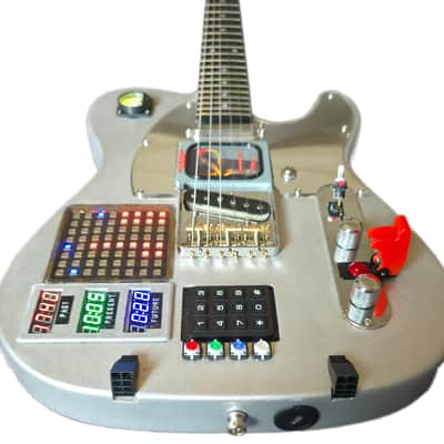 Scarab Guitars DeLorean Time Machine Guitar - Serial #001 - Playable Work of Art Guitars image 2