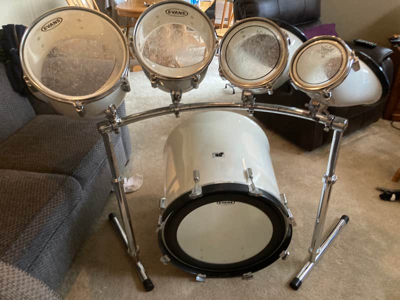 North Drums North drum set 1970’s - White image 1