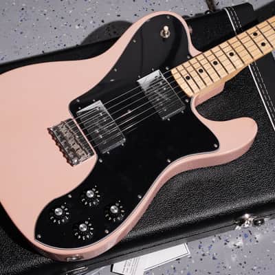 Fender Custom Shop 72 Tele Deluxe Closet Classic Aged Shell Pink image 4