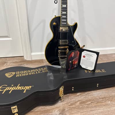 Epiphone Joe Bonamassa Signature '59 Les Paul Custom Reissue 2025 - Present - Antique Ebony image 6