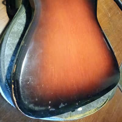 Vintage 1965 Kay Vanguard II K332 Guitar with Original Case image 8