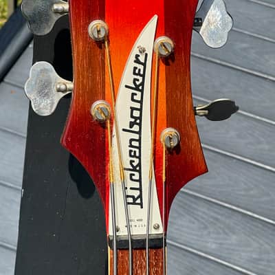 Rickenbacker 4001 "Mono" Bass 1968 - a dead mint Fireglo example w/an original Bill of Sale ! image 7