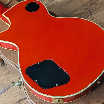 1985 Gibson Les Paul Custom Electric Guitar Ferrari Red Tim Shaw 100% Original 10.4Lbs image 20
