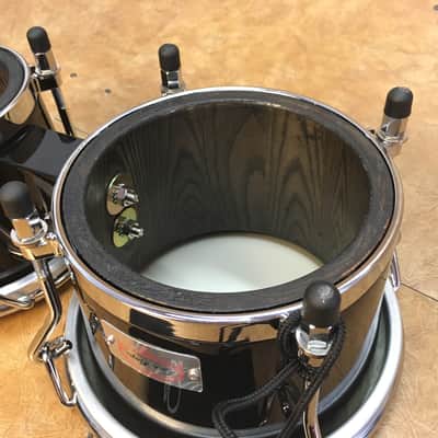 Gon Bops Special Edition Alex Acuna Bongos Ebony Lacquer image 8
