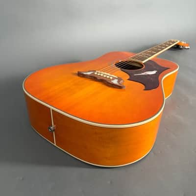 Epiphone Dove Pro Acoustikgitarre Tonabnehmer Vintage Burst - Vintage Burst image 7