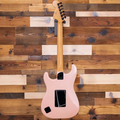 Squier 037-0240-533 Contemporary Strat w/ Trem, HH, Roated MN, Shell Pink Pearl (#CMCC23001565) image 2
