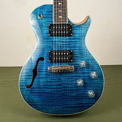 PRS SE Zach Myers Semi-Hollow Electric Guitar Myers Blue image 1