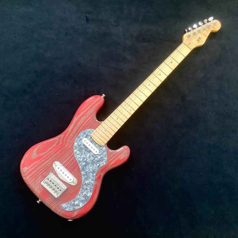 JD Guitars 2022 Couchcaster Red /Silver image 1
