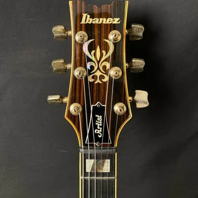 1980’s Ibanez Artist Ar350 Black Super 58 Edition Rare Made in Japan image 10