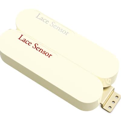 LACE Sensor Dually Humbucker (Red/Silver) - Cream image 3