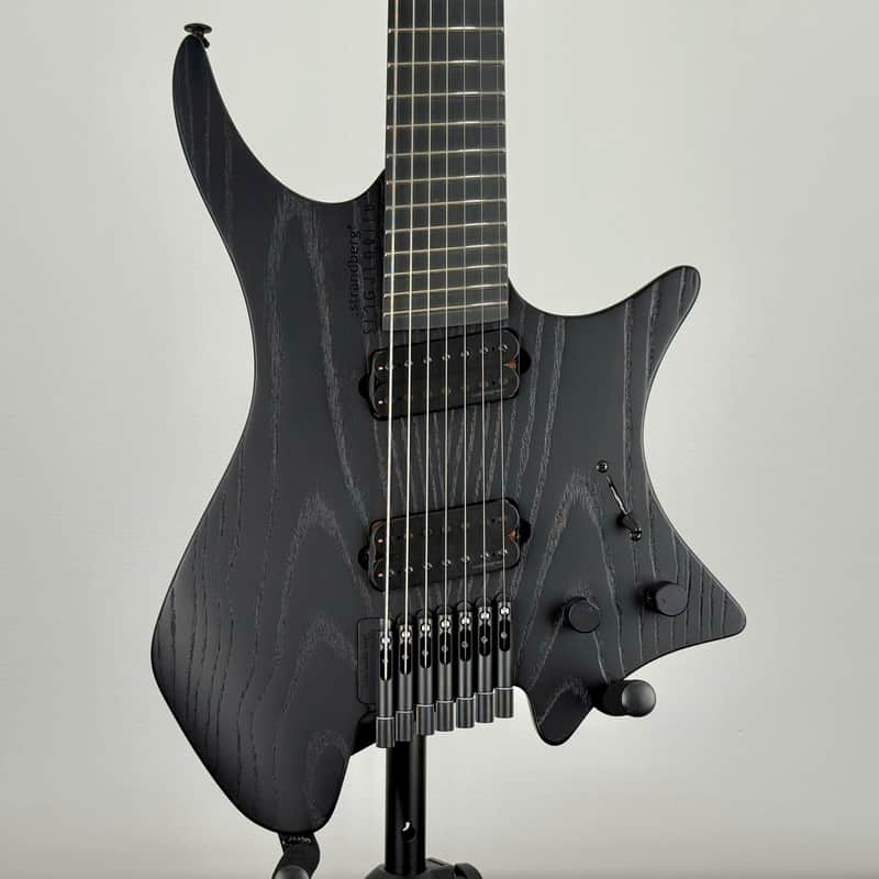 Strandberg Boden Singularity NX 7 Pitch Black 7-String Multiscale Headless Electric Guitar w/ Bag - Pitch Black image 1