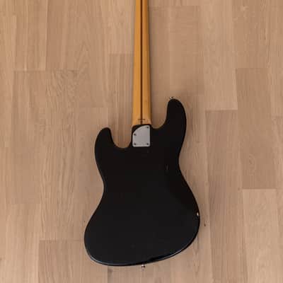 2005 Fender Aerodyne Jazz Bass AJB-M/DJ Medium Scale 32" Black, Japan CIJ image 3