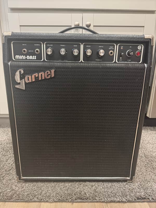 Garnet 112 tube amp vintage Mini 112 70,s  - Balck image 1