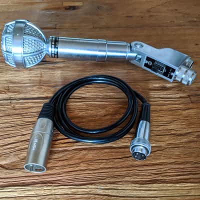 Vintage RCF 1612/1 dynamic cardioid microphone / Plug & Play with XLR cable image 1