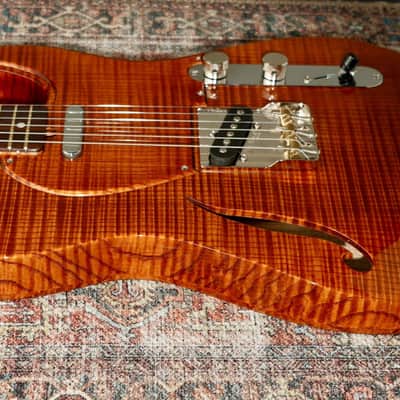 CP Thornton Classic II Thinline 20th Anniversary 2024 - Natural - Figured Olive Ash. NEW (Authorized Dealer) image 4