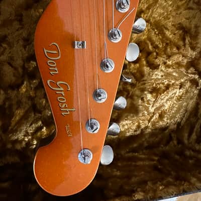 Grosh Guitars Flat Top Custom 2008 - Metallic Candy Tangerine image 5