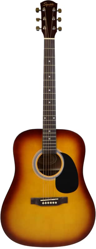 Fender Squier Dreadnought Acoustic Guitar - Sunburst image 1