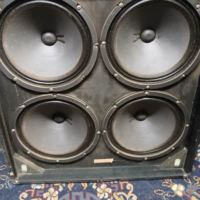 Ampeg V4 4x12 Guitar Bass Speaker Cabinet Early 1970s Original CTS Speaker image 7