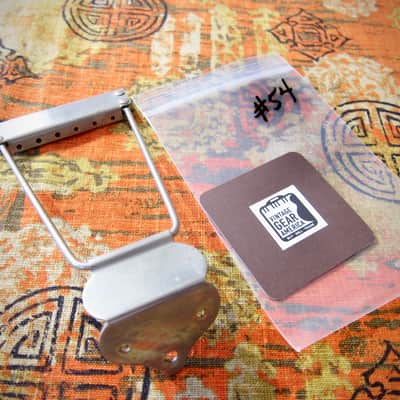 1940s-1960s Harmony Kay Regal Gretsch Oscar Schmidt Trapeze Tailpiece Authentic Vintage Part image 5