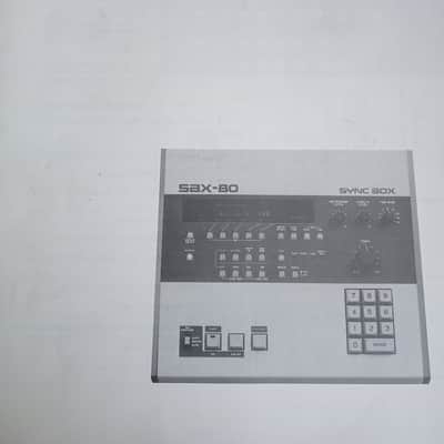 The King of MIDI, SMPTE & SYNCH 24 - a RARE Roland SBX-80 Manual Roland SBX-80 Sync Box