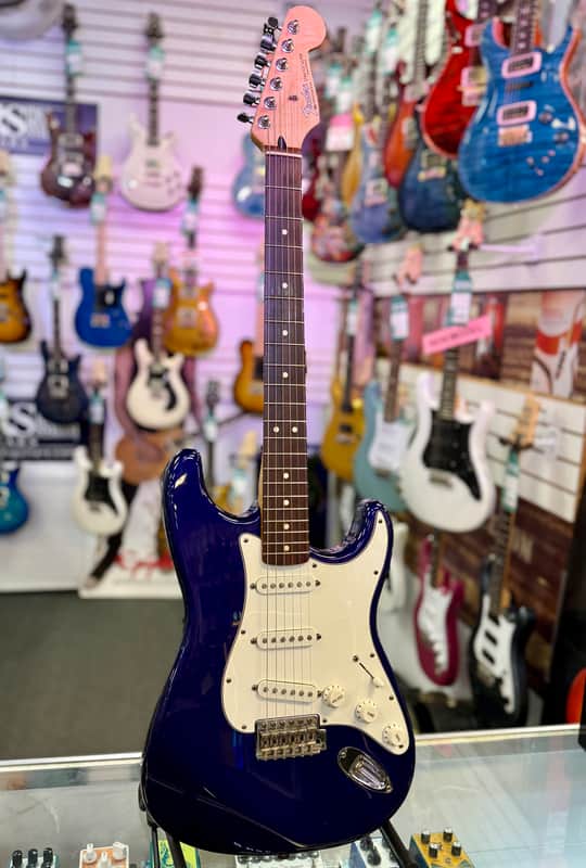 Fender Stratocaster MIM Rosewood Fretboard, Blue - Pre Owned image 1