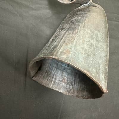 Gankogui, West African Double Bell, Large 13"x4.5", w/Beater - MINT image 9