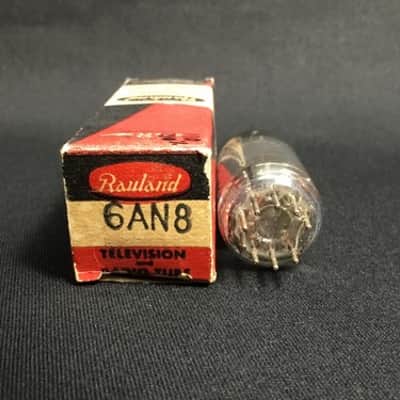 NOS SYLVANIA 6AN8 Vintage AUDIO AMPLIFIER VACUUM TUBE Tested Strong USA 4.3208-D image 3
