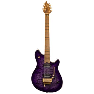Used EVH Wolfgang Special QM Electric Guitar - Purple Burst image 2