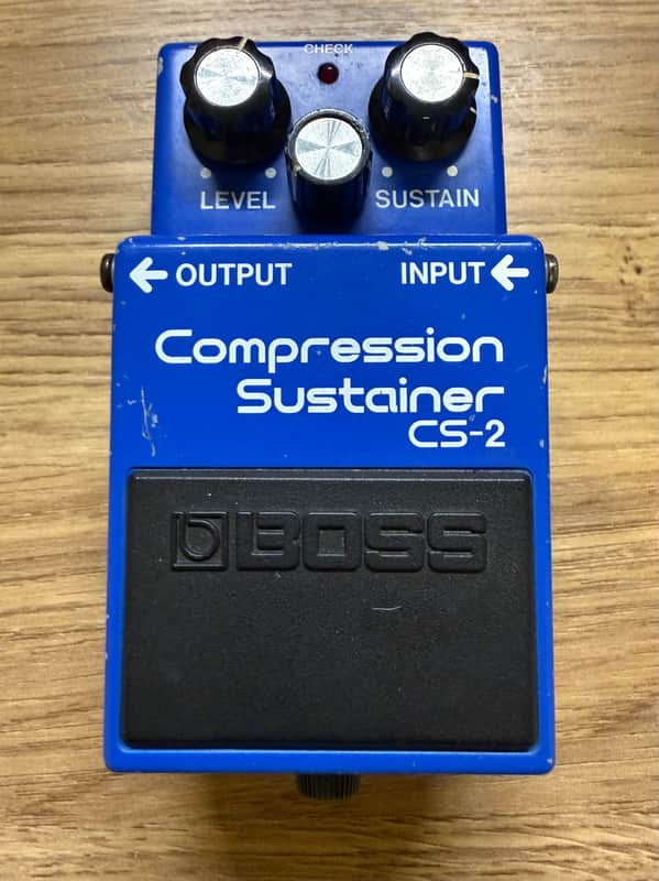 Boss CS-2 Compression Sustainer (Black Label) 1981 - 1989 - Blue