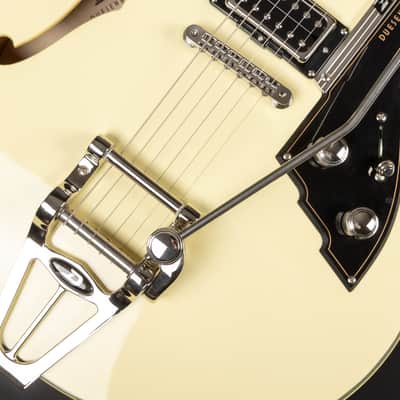 2018 Duesenberg Fullerton CC - Vintage White | German Semi-Hollow Thinline Tremolo P90 Pickup PLEK | CoA OHSC image 21