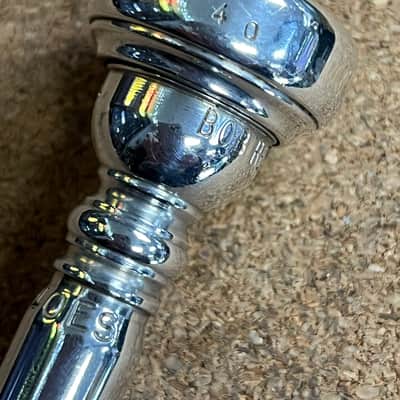Bob Reeves Hollywood, CA 40ES 40 Screw-Rim Trumpet Mouthpiece