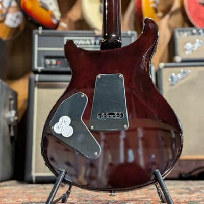 PRS SE Custom 24 Semi-Hollow Piezo 2025 - Present - Orange Tiger Smokeburst image 3