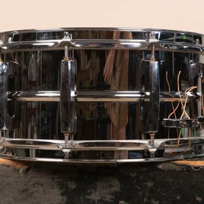 2010s Pearl 6.5x14 Steel Sensitone Snare Drum image 8