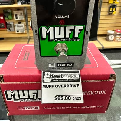 Electro-Harmonix Nano Muff Overdrive 2008 - 2023 - Green / Black / Gray image 1