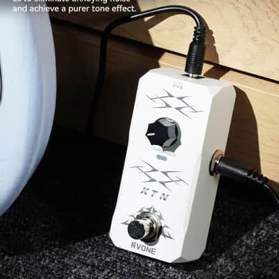 RVONE Noise Gate Guitar Pedal, Intelligent Noise Suppressor Pedal with Smart Threshold Control, Noise Killer Guitar Pedal, True Bypass & Aluminum Case, Analog Guitar Effects Pedal image 4