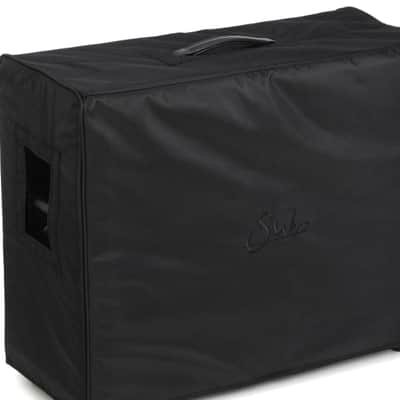 Suhr 2x12" Closed Back Deep Guitar Speaker Cabinet 2010s - Black/Gold image 2