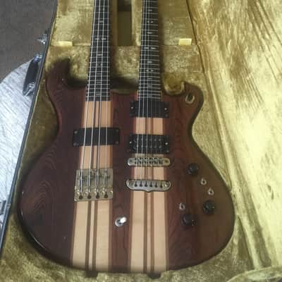 Aria Pro II ST1504 Double Neck 6/4 1980 Brown image 1