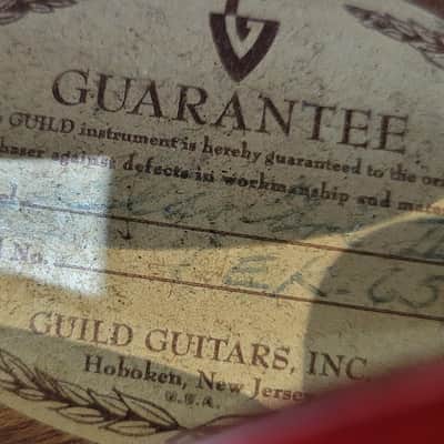 Guild Starfire III Hollow Body Guitar with Guild Bigsby & Brand New Gator Hard Case 1966 - Cherry Red image 8