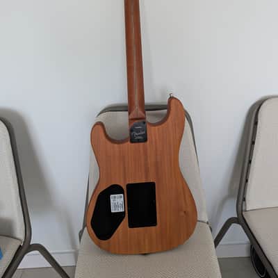 Fender American Acoustasonic Stratocaster - Ebony Black image 4