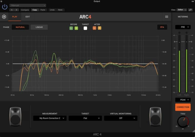 IK Multimedia ARC System 4 Acoustic Analysis and Correction Software with Measurement Microphone (ARC4d3) image 1