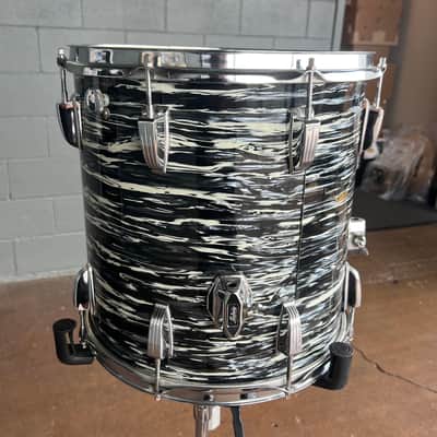 Vintage RARE Ringo 60's Ludwig Classic Maple 14x14" Floor Tom in Black Oyster image 5